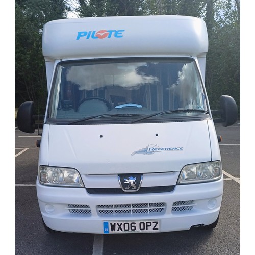 354A - WX06 OPZ - Peugeot Boxer Motorhome . Pilote Reference 650, Low profile 4 Berth. 60,000 miles. 2.8HDI... 