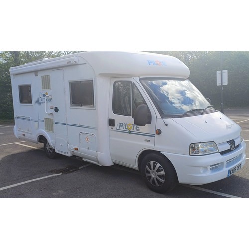 354A - WX06 OPZ - Peugeot Boxer Motorhome . Pilote Reference 650, Low profile 4 Berth. 60,000 miles. 2.8HDI... 