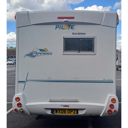 354A - WX06 OPZ - Peugeot Boxer Motorhome . Pilote Reference 650, Low profile 4 Berth. 60,000 miles. 2.8HDI... 