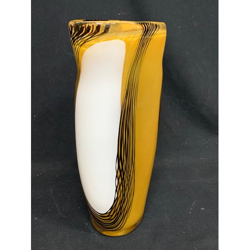 519 - Large Svaja art glass vases, height 44cms