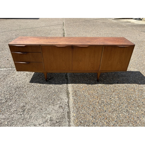 112 - A mid century teak cocktail sideboard by MCINTOSH 202x 46x75