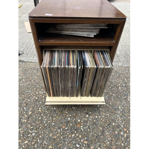 123 - Record cabinet and records