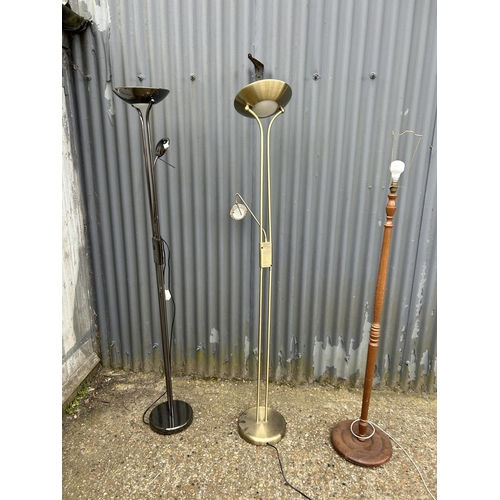 167 - Three floor standing lamps