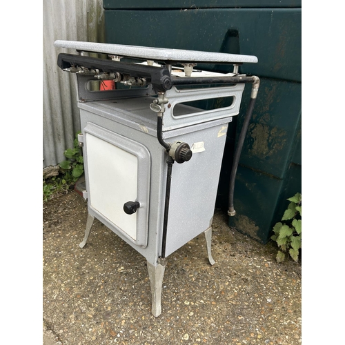 231 - Vintage iron cooker with enamel front