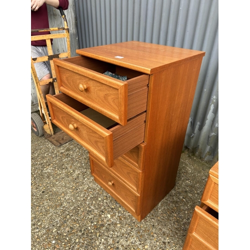 233 - A g plan tallboy chest  of five drawers