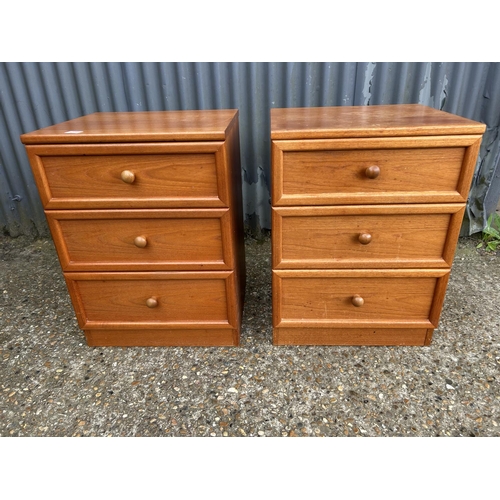 234 - A pair of g plan teak bedsides