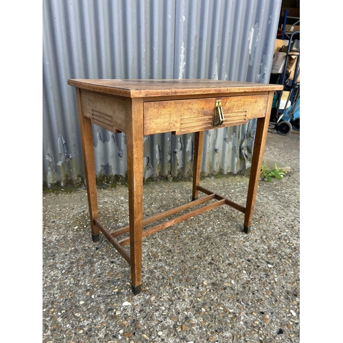 39 - A deco style single drawer table