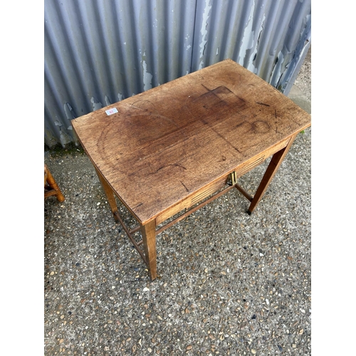 39 - A deco style single drawer table