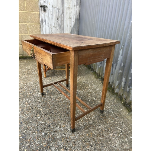 39 - A deco style single drawer table