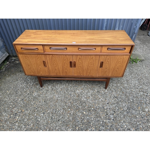 50 - A mid century g plan fresco four drawer sideboard 156 x43x 85