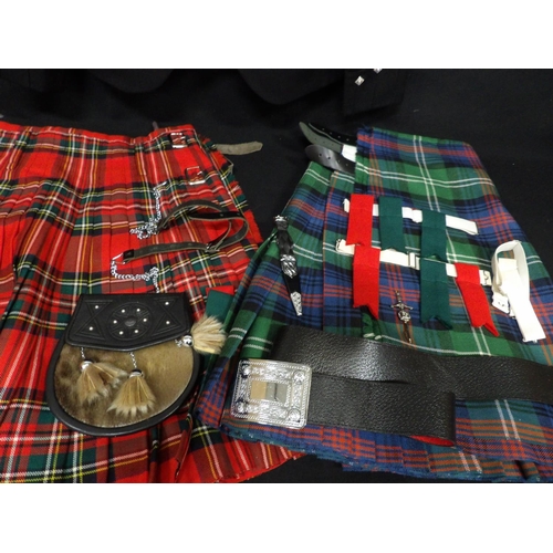 Douglas Anderson Kilt and jacket, Geoffrey Highland Craft green Kilt ...