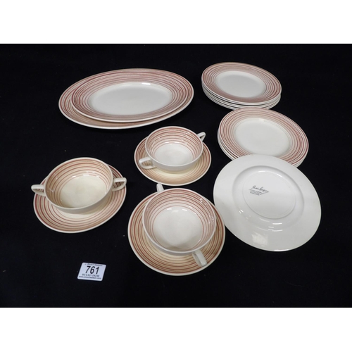 1067 - Susie Cooper part dinnerware (18 pieces)