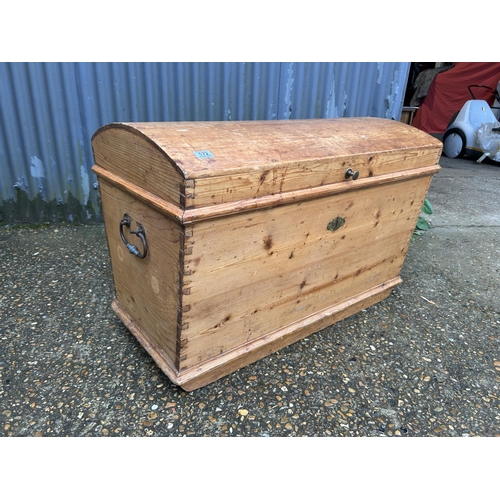 172 - A country pine dome top trunk 96x60x66