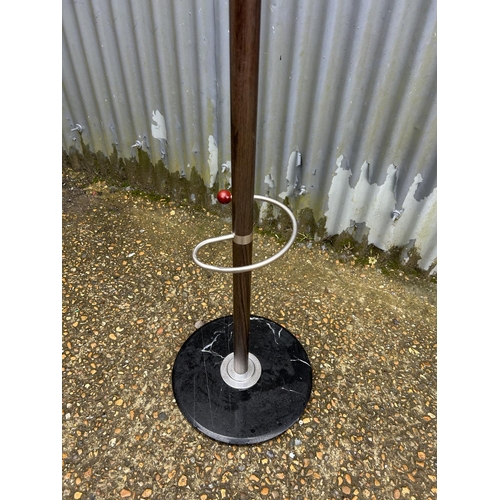 187 - A stylish coat stand with granite base