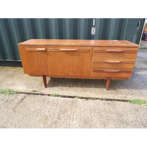 260 - Mid century teak sideboard 160x42x75