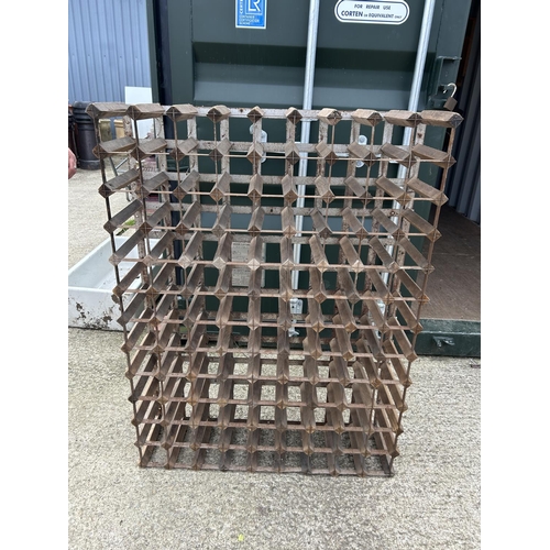 316 - A large wine rack 92x120