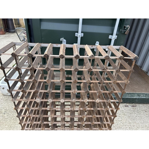 316 - A large wine rack 92x120