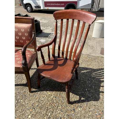 37 - Two carver chairs