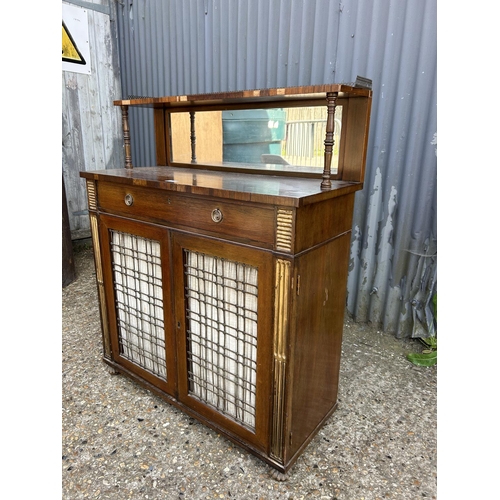 38 - A compact Victorian rosewood cheffioner sideboard 92x40x110