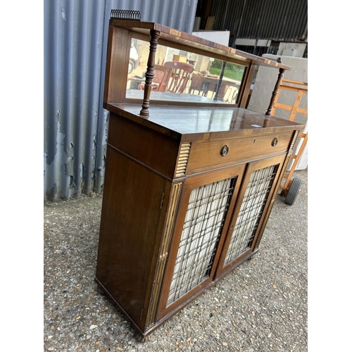 38 - A compact Victorian rosewood cheffioner sideboard 92x40x110