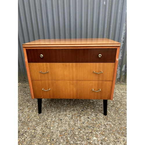 49 - A mid century chest of three drawers 77x 45 x 75