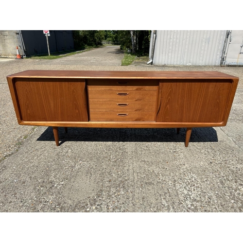 6 - A danish teak sideboard marked BRAMIN 225x45x80