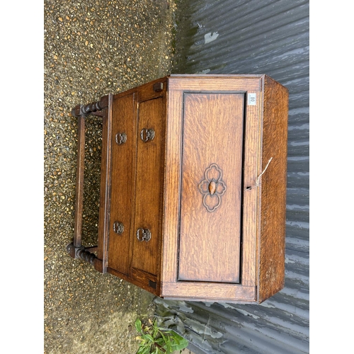 80 - A 20th century oak bureau