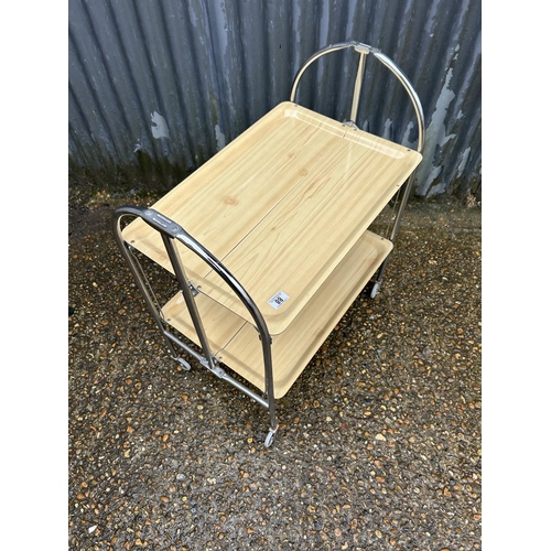 88 - A retro folding tea trolley