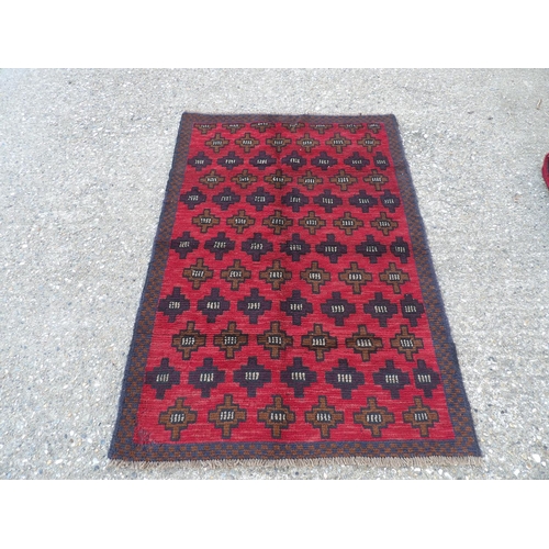 228f - Baluchi Rug 146 x 86 cms