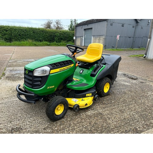 370a - A John Deere x155R Ride on Lawn Tractor in good working order