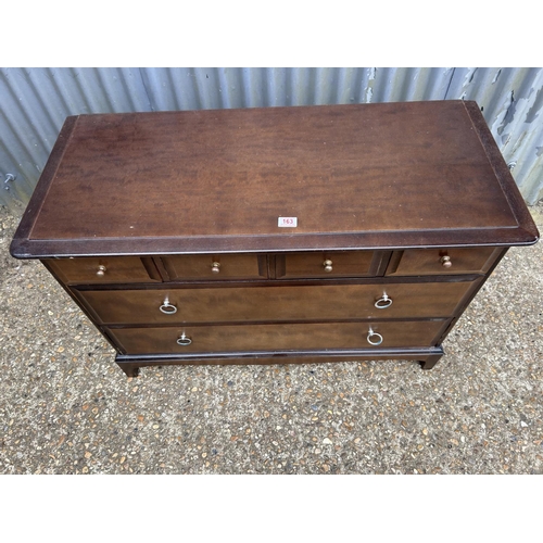 163 - A stag chest of six drawers 106x 47 x70