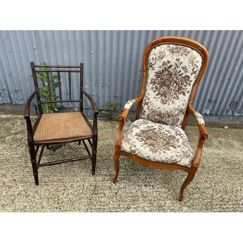 72 - Two carver chairs