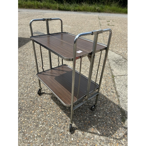 79 - A retro folding tea trolley