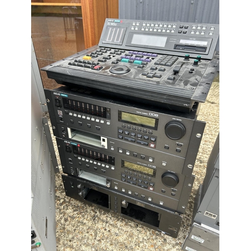 86 - A collection of AUDIOFILE and AKAI video recording / converting equipment