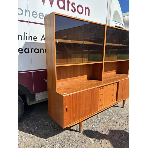 100 - A danish teak sidebaord by DANSK with removable two section cabinet top