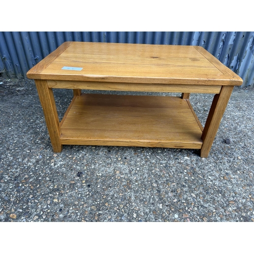 160k - A modern light oak coffee table 93x61x46