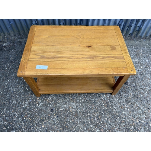 160k - A modern light oak coffee table 93x61x46