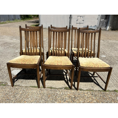 362 - A set of six ercol golden dawn dining chairs