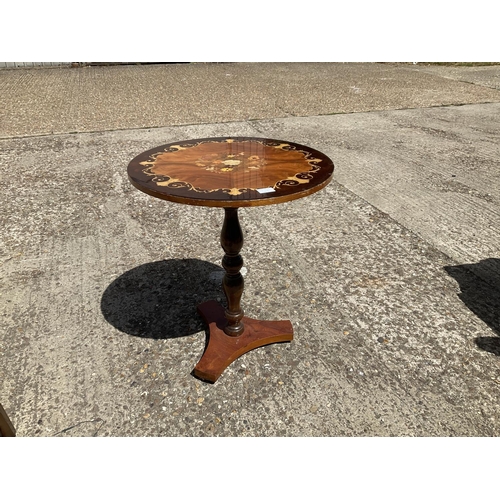 363 - An ittalian style inlaid occasional table