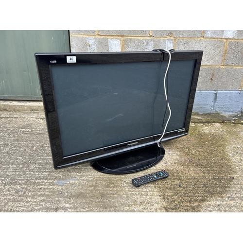 46 - A Panasonic tv with remote