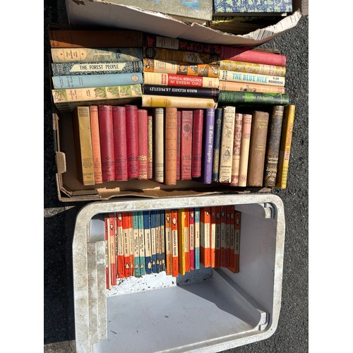 10B - Four trays of vintage books