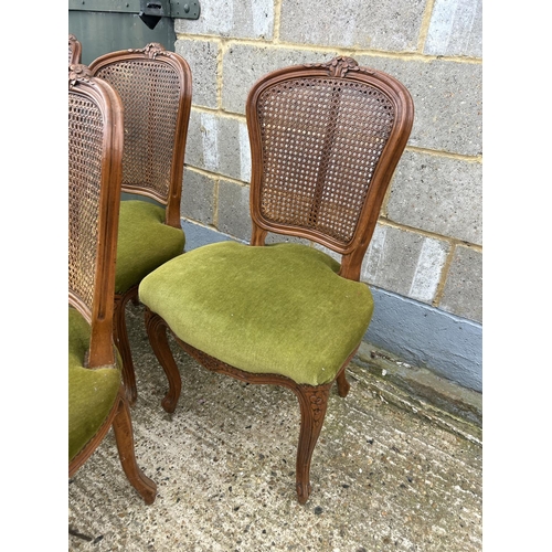 107 - A set of five French dining chairs