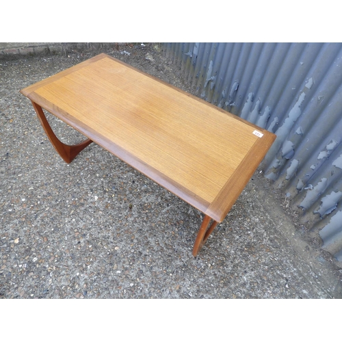 121 - A g plan teak coffee table