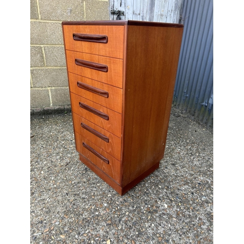 183 - A g plan tallboy chest of five 54x45x100