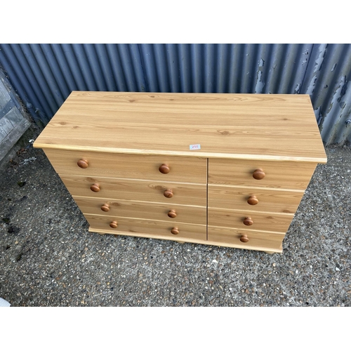 250 - A modern chest of 8 drawers 108x40x72