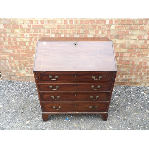 3 - A Victorian mahogany bureau  90x55x110