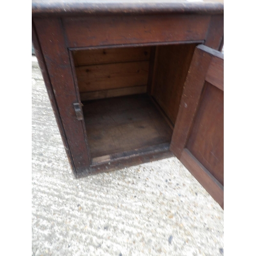 42 - vintage  pine larder cupboard 50x47x53