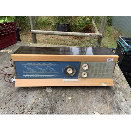 970 - Large Ferguson vintage mains radio