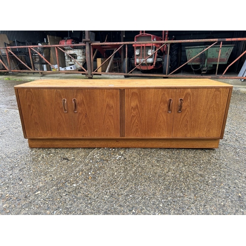 1 - A G Plan teak four door sideboard