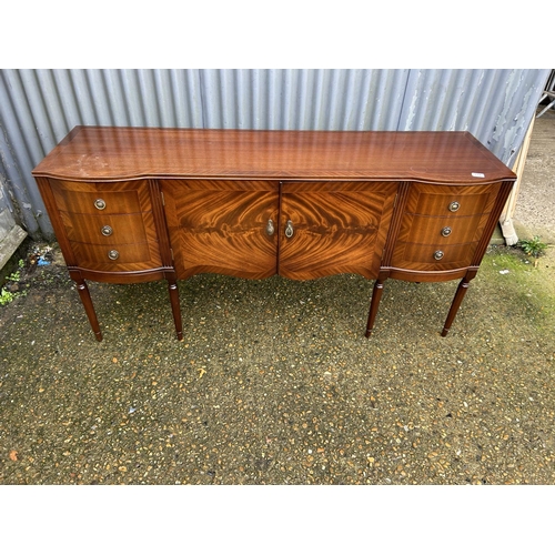 115 - A repro mahogany sideboard  168x48x75